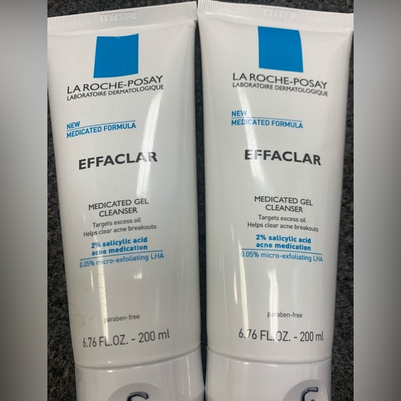 La Roche Posay Skincare 2 La Roche Posay Effaclar Acne Face Cleanser Medicated Gel Face